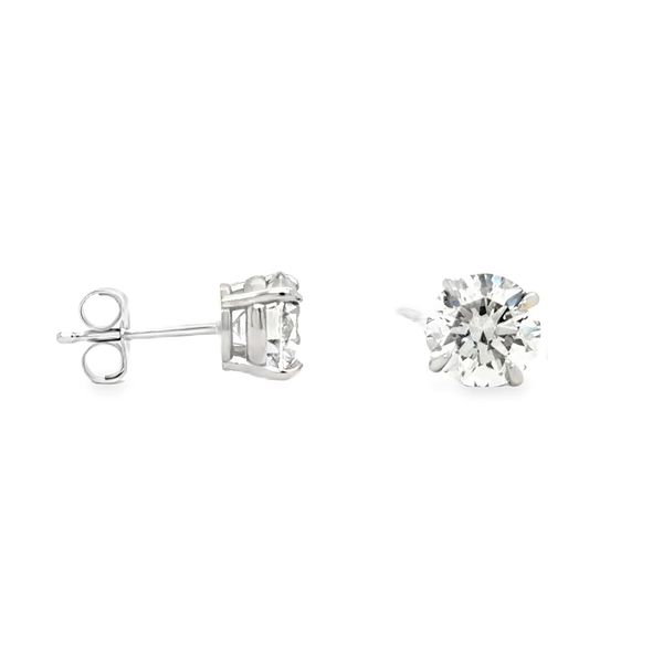 Natural Diamond Stud Earrings 2.02 cttw Georgetown Jewelers Wood Dale, IL