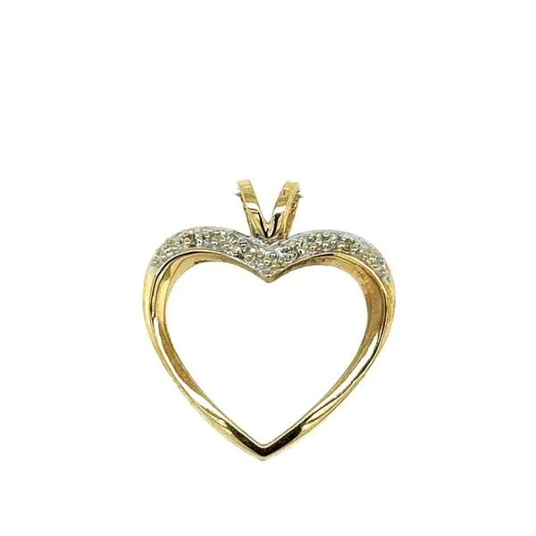 Estate Diamond Heart Pendant Georgetown Jewelers Wood Dale, IL