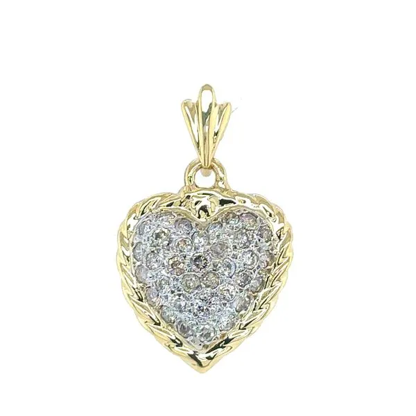 Estate Diamond Heart Pendant Georgetown Jewelers Wood Dale, IL