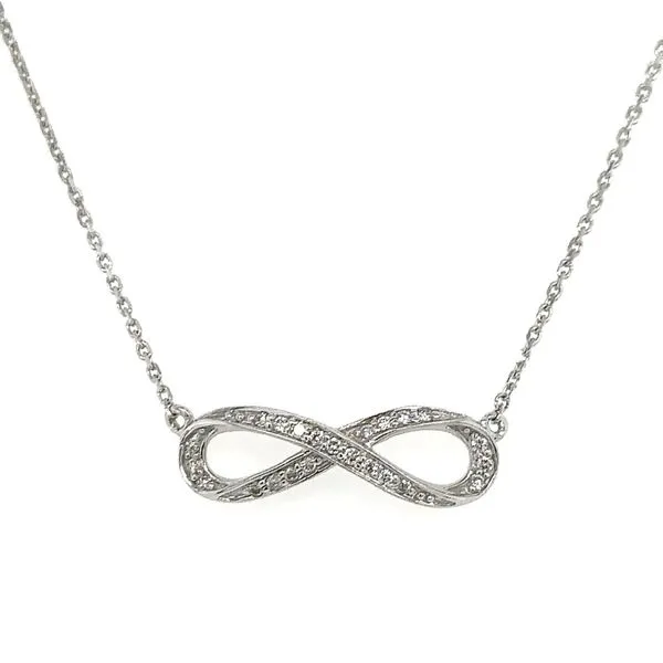 Estate Diamond Infinity Necklace Georgetown Jewelers Wood Dale, IL