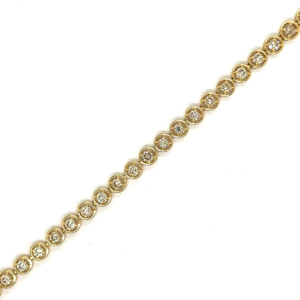 14K Yellow Gold Diamond Bracelet Georgetown Jewelers Wood Dale, IL