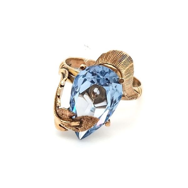 Imitation Blue Topaz Ring Georgetown Jewelers Wood Dale, IL