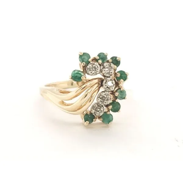 Emerald and Diamond Ring Georgetown Jewelers Wood Dale, IL