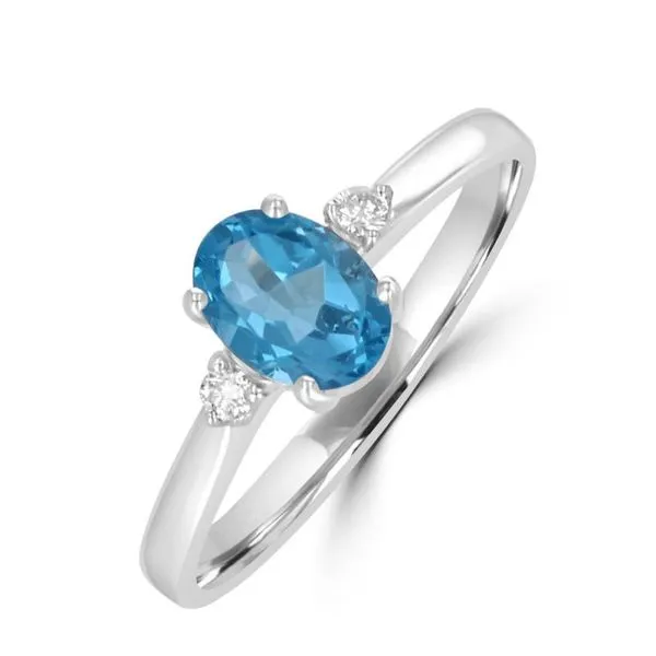 Blue Topaz Ring Georgetown Jewelers Wood Dale, IL