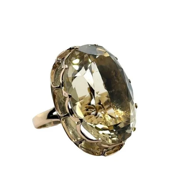 Estate Honey Quartz Ring Image 2 Georgetown Jewelers Wood Dale, IL