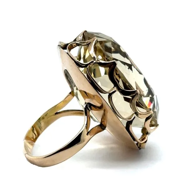 Estate Honey Quartz Ring Image 3 Georgetown Jewelers Wood Dale, IL