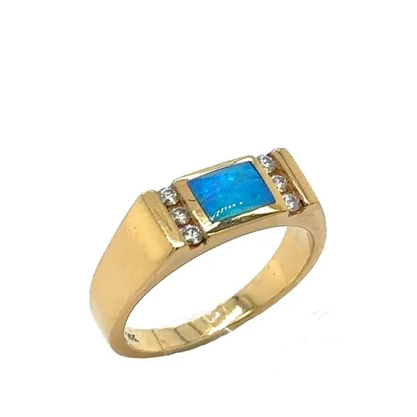 Opal & Diamond Ring Georgetown Jewelers Wood Dale, IL