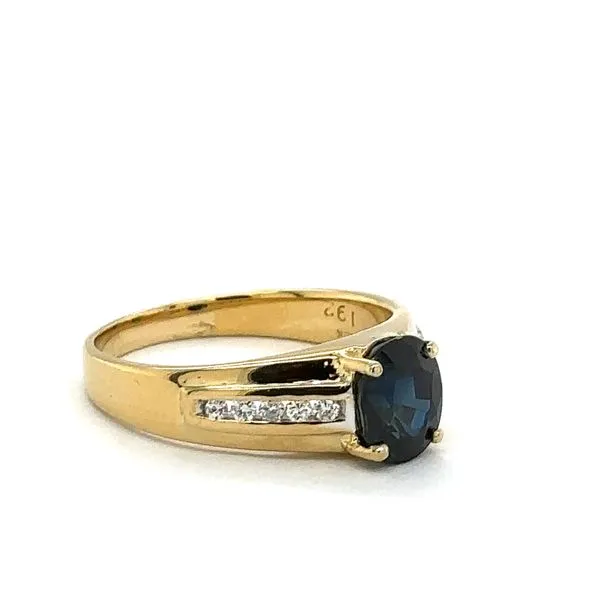 Sapphire & Diamond Ring Image 2 Georgetown Jewelers Wood Dale, IL