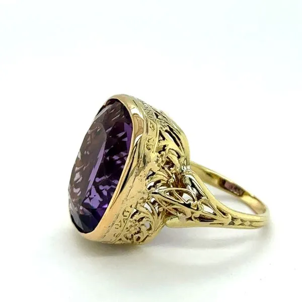 Estate Victorian Amethyst Ring Image 3 Georgetown Jewelers Wood Dale, IL