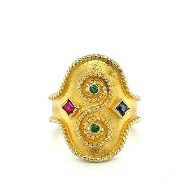 Estate Etruscan Gemstone Ring Georgetown Jewelers Wood Dale, IL