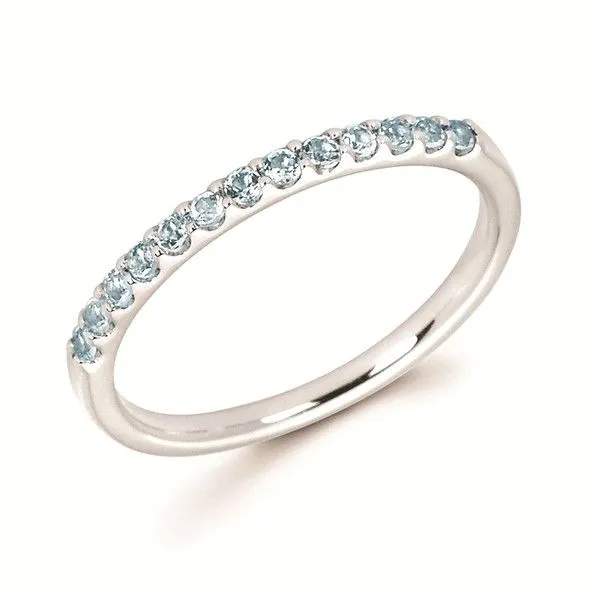 March Aquamarine Stacking Ring Georgetown Jewelers Wood Dale, IL