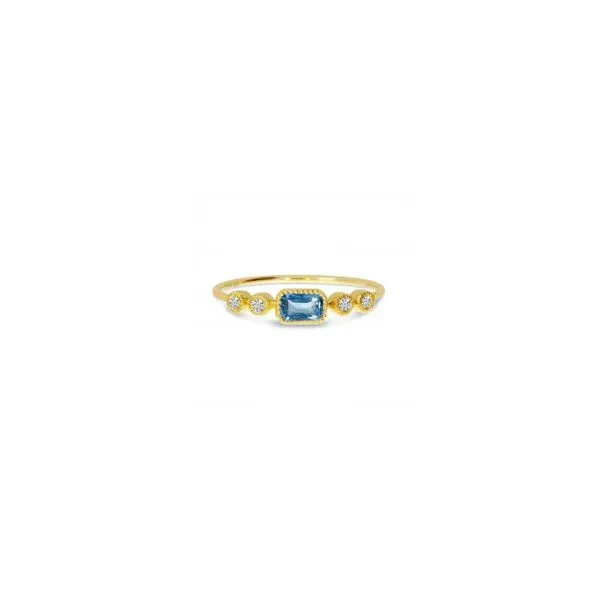 Estate Blue Topaz Ring