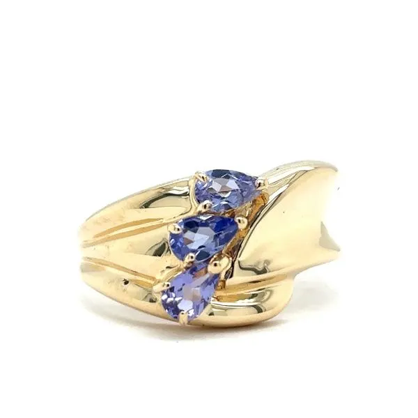 Estate 14K Yellow Gold Tanzanite Ring
