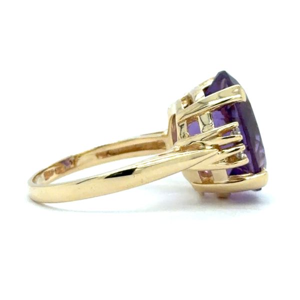 Estate Amethyst & Diamond Ring Image 2 Georgetown Jewelers Wood Dale, IL