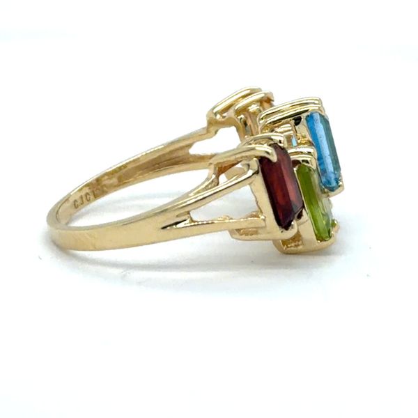 Estate Citrine/Amethyst/Blue Topaz/Peridot/Garnet Ring Image 2 Georgetown Jewelers Wood Dale, IL