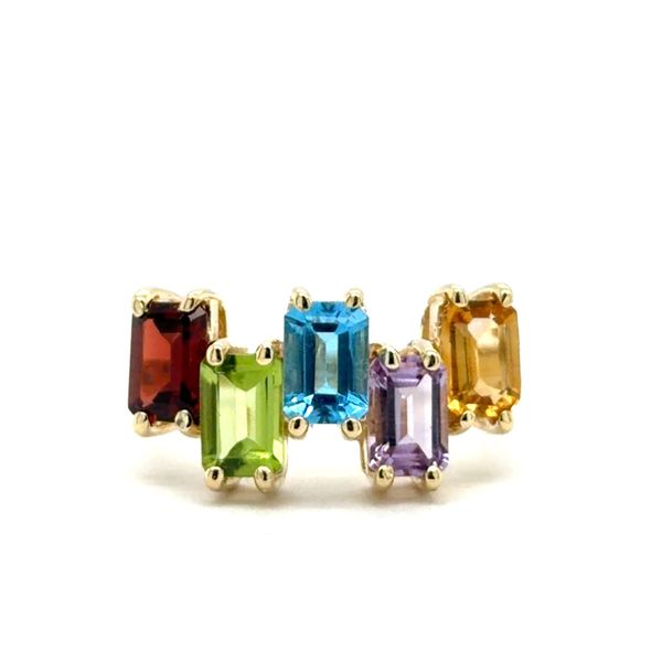 Estate Citrine/Amethyst/Blue Topaz/Peridot/Garnet Ring Georgetown Jewelers Wood Dale, IL