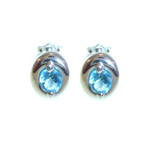 Blue Topaz Earrings Georgetown Jewelers Wood Dale, IL