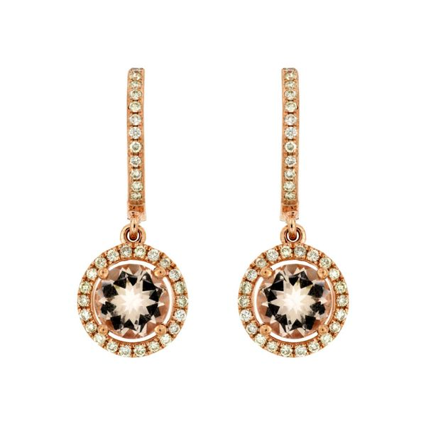 Morganite Earrings Georgetown Jewelers Wood Dale, IL