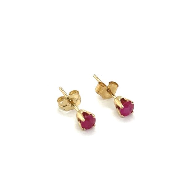 Ruby Studs Image 2 Georgetown Jewelers Wood Dale, IL