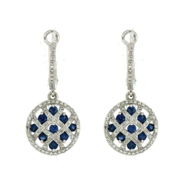Sapphire and Diamond Earrings Georgetown Jewelers Wood Dale, IL