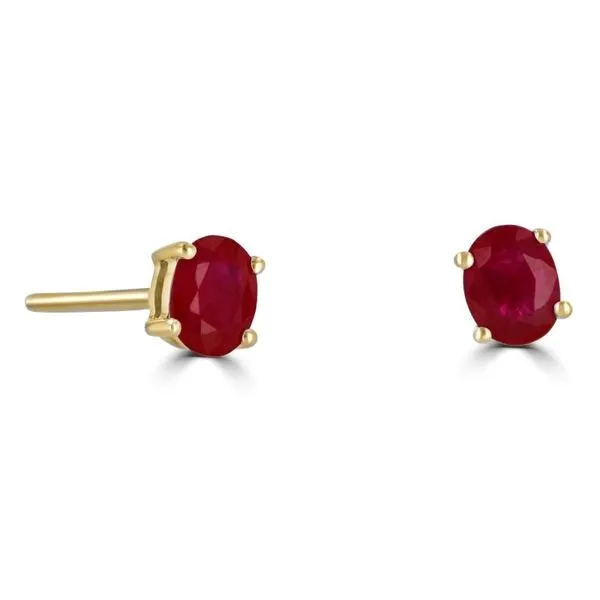 Ruby Stud Earrings Georgetown Jewelers Wood Dale, IL
