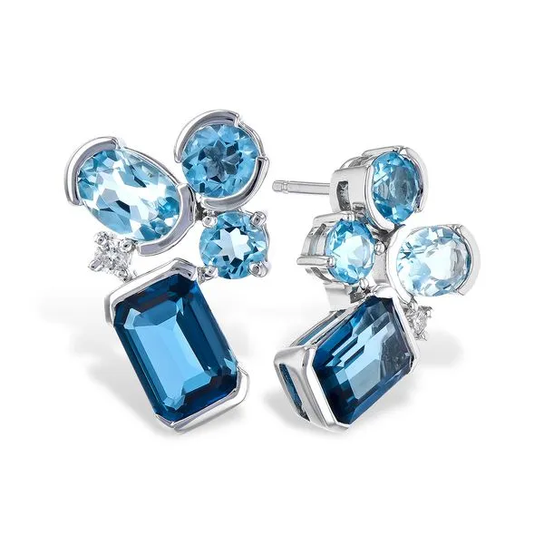 London, Swiss, & Sky Blue Topaz Earrings Georgetown Jewelers Wood Dale, IL