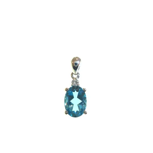 Blue Topaz Pendant Georgetown Jewelers Wood Dale, IL