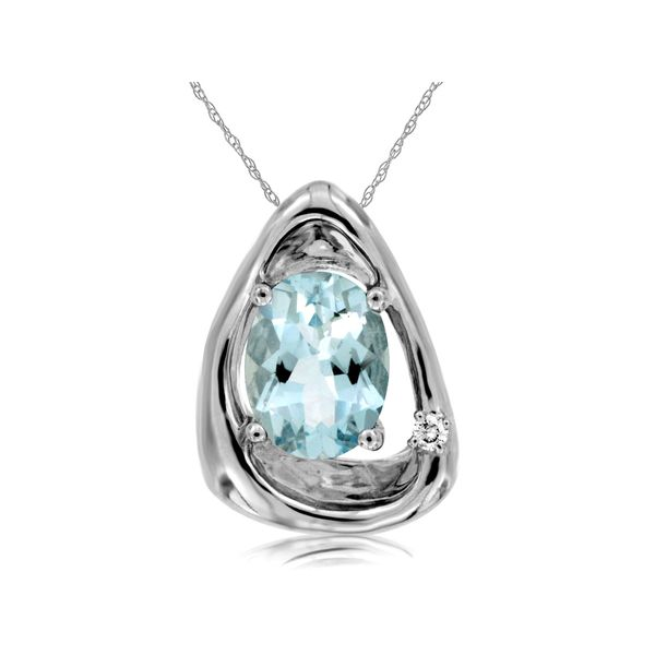 Aquamarine Pendant Georgetown Jewelers Wood Dale, IL