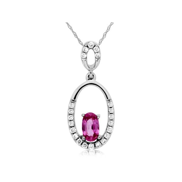 Pink Sapphire Necklace Georgetown Jewelers Wood Dale, IL