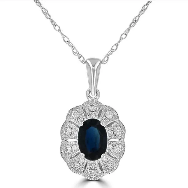 Sapphire Pendant Georgetown Jewelers Wood Dale, IL