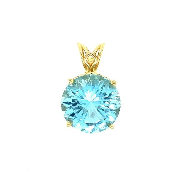 Blue Topaz Pendant Georgetown Jewelers Wood Dale, IL