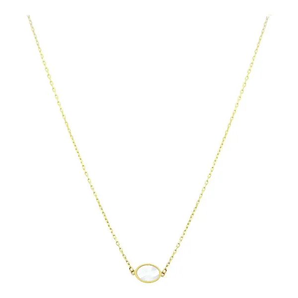 Mother of Pearl Adjustable Necklace Georgetown Jewelers Wood Dale, IL