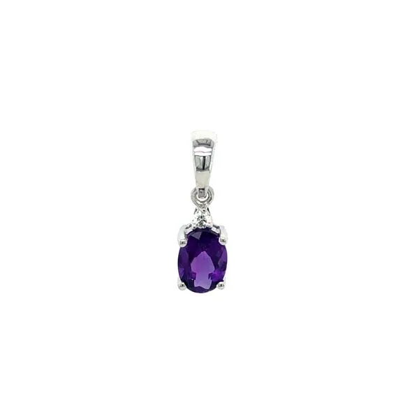 Amethyst & Diamond Pendant Georgetown Jewelers Wood Dale, IL