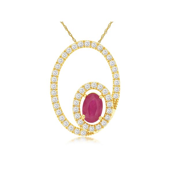 Colored Gemstone Pendant Georgetown Jewelers Wood Dale, IL