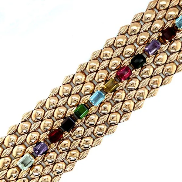 Estate Multicolored Gemstone Bracelet Georgetown Jewelers Wood Dale, IL