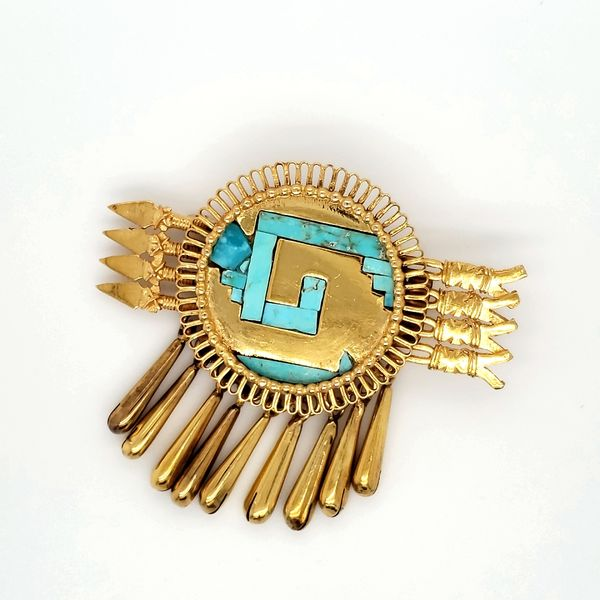 Turquoise Pin Georgetown Jewelers Wood Dale, IL