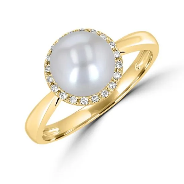 Pearl & Diamond Ring Georgetown Jewelers Wood Dale, IL