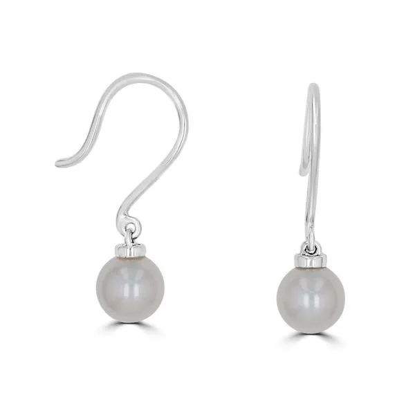 Pearl Wire Dangle Earrings Georgetown Jewelers Wood Dale, IL