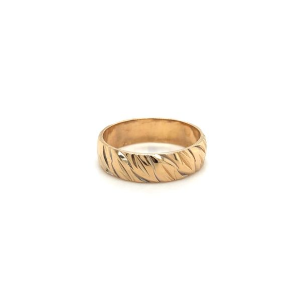 Gold Wedding Band Georgetown Jewelers Wood Dale, IL