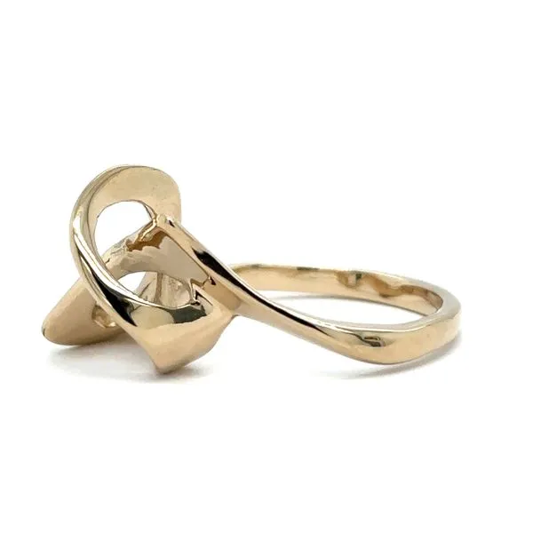 Estate 18K Yellow Gold Free Form Ring
