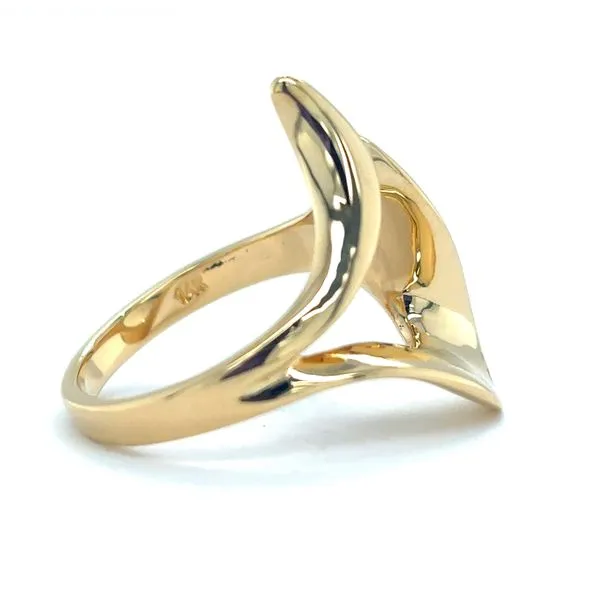 Estate 14K Yellow Gold Freeform Ring Image 2 Georgetown Jewelers Wood Dale, IL