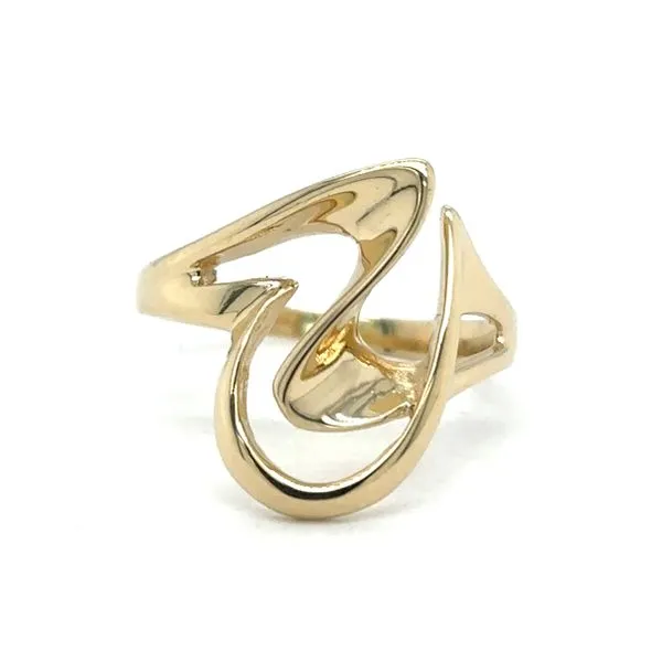 Estate 14K Yellow Gold Freeform Ring Georgetown Jewelers Wood Dale, IL