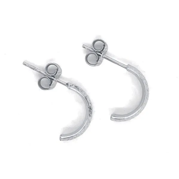 14K White Gold Earrings