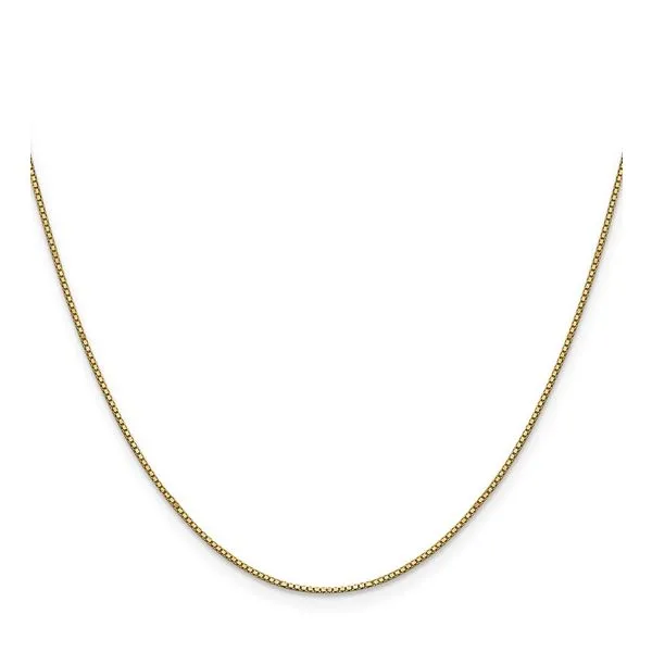 14K Yellow Gold 0.9mm Box Chain 22