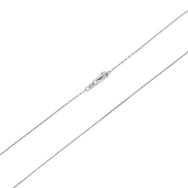 Estate 14K White Gold Anchor Chain 14.75