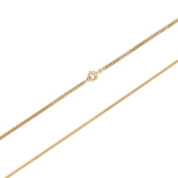 Estate 10K Yellow Gold Curb Chain 20.5