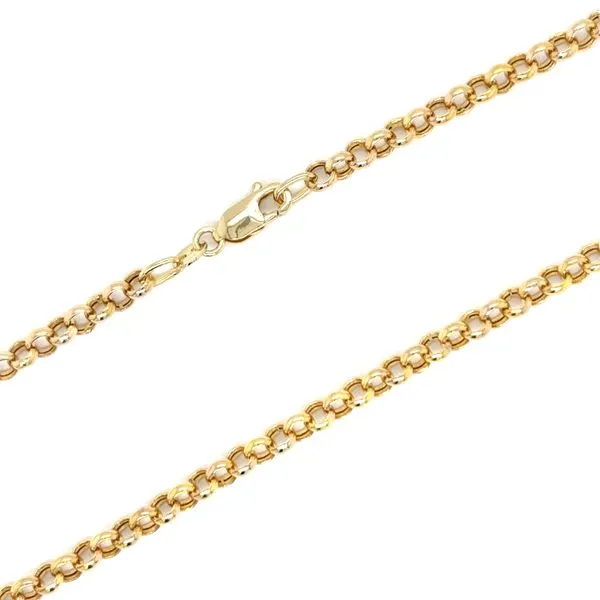 Estate 14K Yellow Gold Rolo Chain 19\