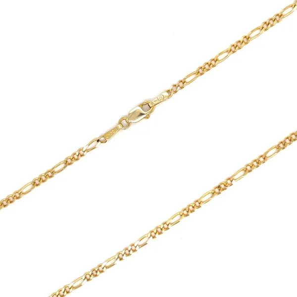 Estate 14K Yellow Gold Figaro Chain 19\