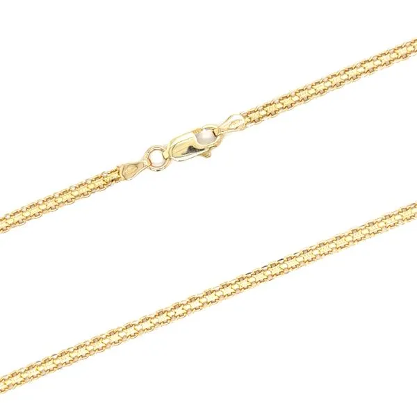Estate 14K Yellow Gold Bismark Chain 18.5\