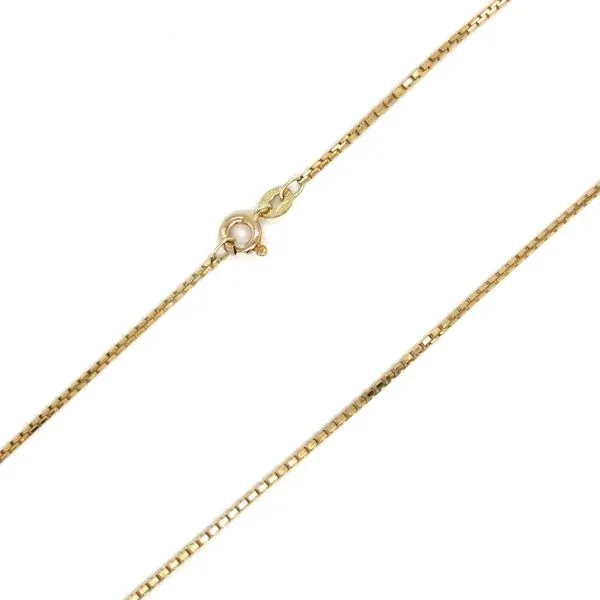 Estate Gold Octagonal Box Chain 15\